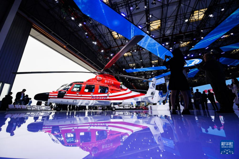 थ्येनचिन अंतर्राष्ट्रीय हेलीकॉप्टर एक्सपो उद्घाटित