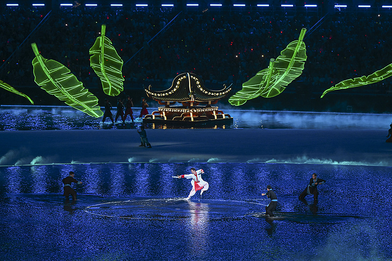 ग्वांगझोउ में पंद्रहवें राष्ट्रीय खेल समारोह का भव्य उद्घाटन