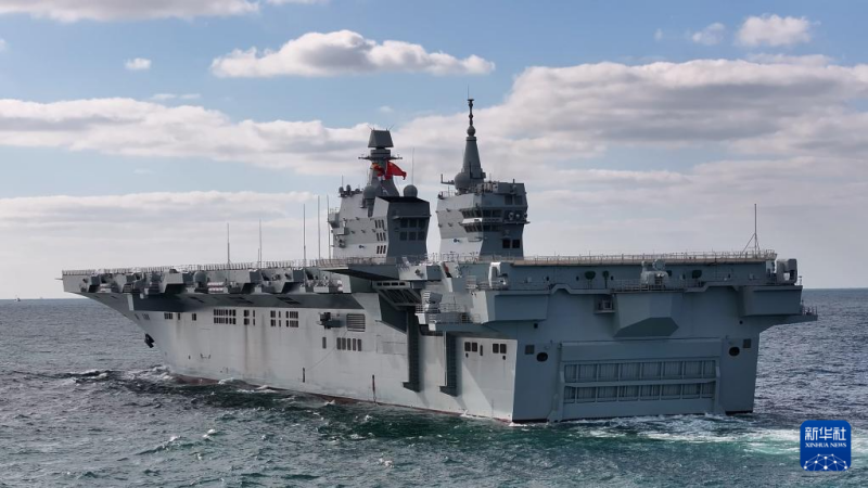 नौसेना का सिचुआन युद्धपोत प्रथम समुद्री परीक्षण सफलतापूर्वक संपन्न