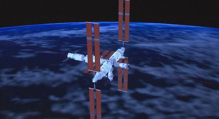 चीन के शेनझोउ-22 अंतरिक्षयान ने अंतरिक्ष स्टेशन के साथ स्वायत्त त्वरित डॉकिंग पूरी की