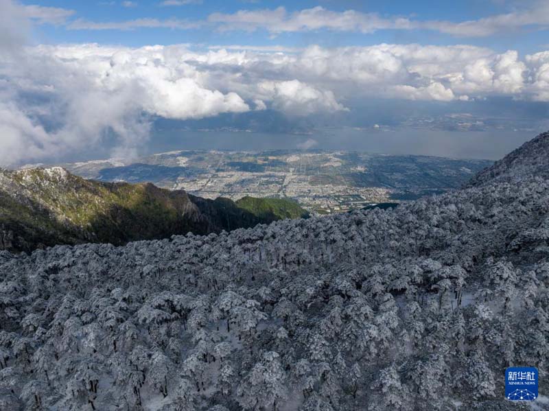 युनान दाली का चांगशान: बर्फ़ीली वादियाँ पर्यटकों के आकर्षण का केंद्र बनीं