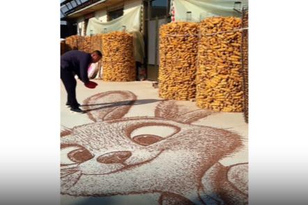 किसान का विशाल गेहूं ज़ूटोपिया चित्र वायरल