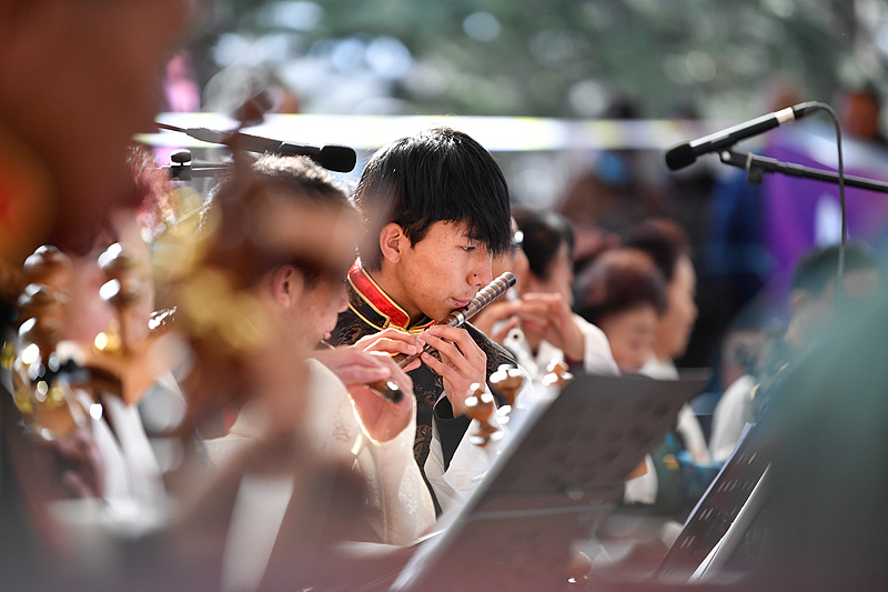 ज़ोंगजियाओ लुकांग में शीत्सांग के जनसंगीत समारोह की भावपूर्ण प्रस्तुति