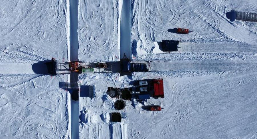 चीन ने ध्रुवीय बर्फ ड्रिलिंग में प्रगति हासिल की