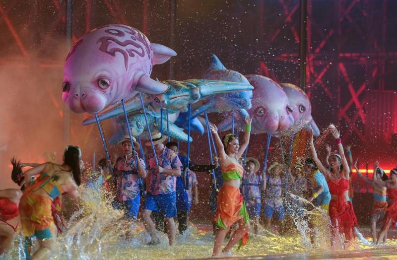 छठे एशियाई बीच खेलों का सान्या में उद्घाटन