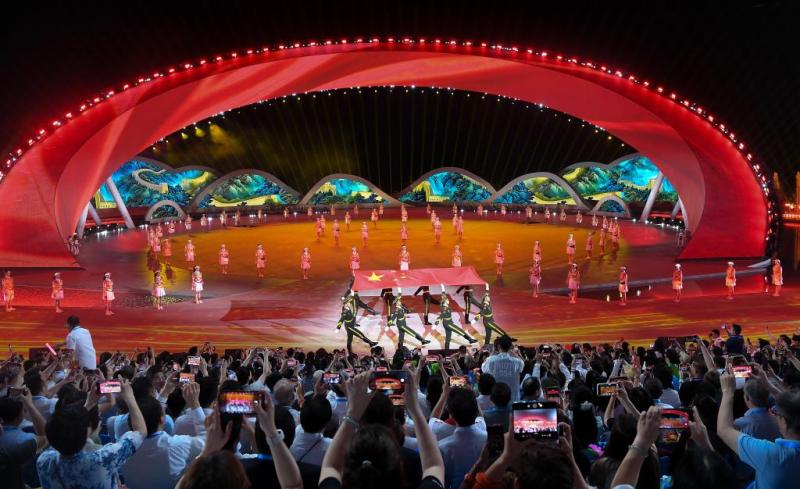 छठे एशियाई बीच खेलों का सान्या में उद्घाटन